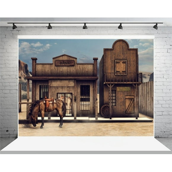 20x10ft Vinyl Photography Backdrop Wild West Old Western Steam Engine Railroad Stage Coach Wagon Mountains Backdrop for Party Film Event Photo Shoot Video Studio Photo Booth Background 20x10ft Vinyl Photography Backdrop Wild West Old Western Steam Engine Railroad Stage Coach Wagon Mountains Backdrop for Party Film Event Photo Shoot Video Studio Photo Booth Background